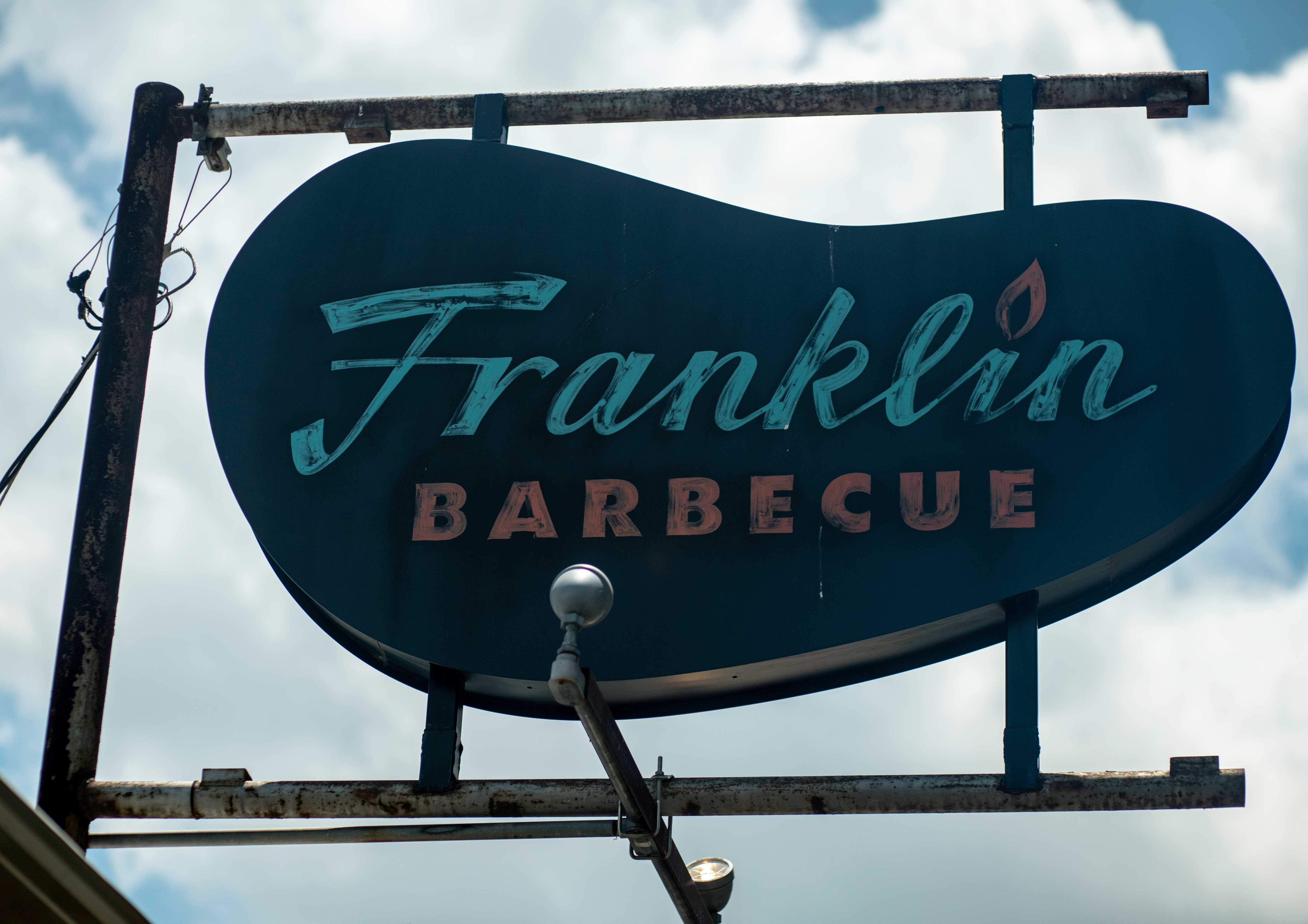 Franklin Barbecue sign in Austin, Texas.
